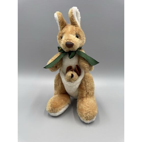 Australia Plush Kangaroo & Baby 9 Inch Stuffed Animal - Picture 2 of 9